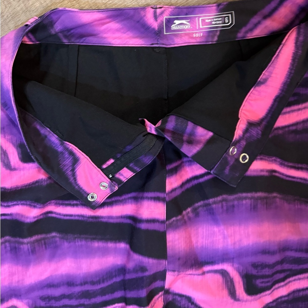 Slazenger Pink and Purple Golf Skort Size 6 - Picture 14 of 14